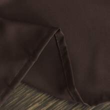 Curtain on tape 145x250cm long smooth matte blackout decoration for window - 棕色 - 查看 5