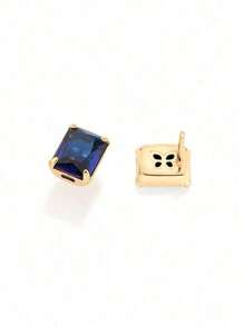 Brinco Rommanel Solitário Com Cristal Diversas Cores - 526984