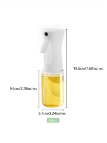 2 piezas Botella rociadora para barbacoa, dispensadores transparentes, botella creativa de cocina para aceite con rociador de niebla fina para condimentar, la botella rociadora de plástico se puede usar para freidora de aire, regar flores, botella rociadora de aceite de oliva y aceite vegetal