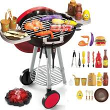 Kitchen Toy Set, Toy BBQ Grill Set, Cooking Toy Set, Little Chef Play, Kids Grill Playset Interactive BBQ Toy Set For Kids, Christmas Birthday Gift For Boys Girls 3-5 6-8 8-12 Kids 25PCS - Children's Barbecue Set - View 3