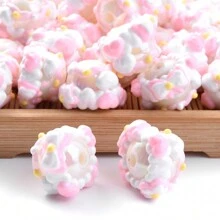 10 hạt màu kem phong cách ngọt ngào dùng làm bút thủ công DIY và đồ trang trí điện thoại/túi xách - Nhiều màu - Xem 19