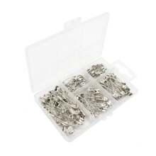 150 Pins Paper Clips Set In Five Boxes Dress Accessories Pin For Clothes Bag Charm School Office Accessories Shirts Jacket Jewelry Christmas Halloween Clothes Pin Funny Cute Teacher Gifts Halloween Accessories Teachers Day