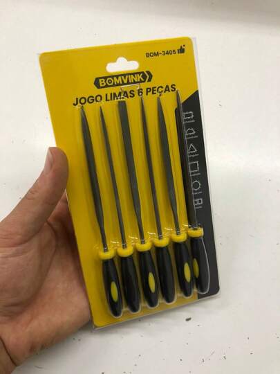 Jogo de Limas Agulha 15cm 6 Peças