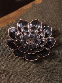 1PC/Three Layer Lotus Jack Incense Burner, Suitable For Home Aromatherapy And Meditation Meditation, Living Room, Bedroom, Study Decoration, Horror, Autumn, Winter, Holidays, Festivals. Gifts Birthday Graduation