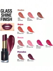 Revlon Superlustrous Glass Shine Lipstick - Dewy Peach - View 7