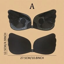 Sujetador autoadhesivo sin espalda para mujer, push-up, invisible, sin tirantes, transpirable y anti-caída, adecuado para vestidos de novia