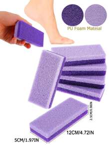 Exfoliate Feet Pedicure Handle Pumice Stone Scraper Foot File Dead Hard Rough Dry Skin Scrub Callus Remover Manual Cracked Heels