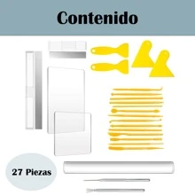 Vmingo Kit 27 Pcs Ceramic Tool Clay Molding Decorating Sculpture Modeling Engraving - Yellow - View 3