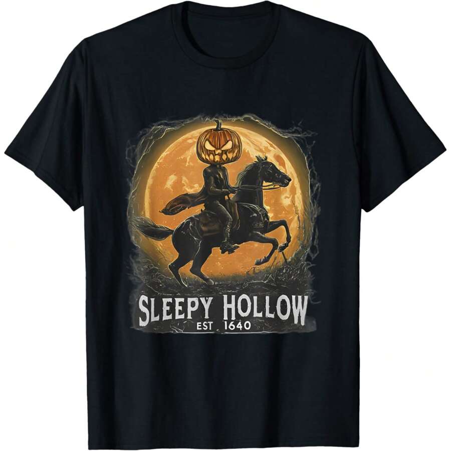 Sleepy Hollow Headless Horseman T-Shirt - Black - View 1