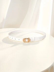 1 pièce Nouvelle ceinture fine pour enfants, ceinture de pantalon en PU de haute qualité comme décoration pour jeans et robes