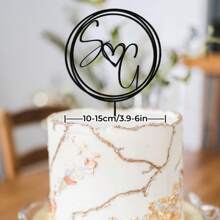 1 Pieza Decoración Personalizada para Pastel con Nombre, Decoración Inicial Personalizada para Pastel de Boda, Decoración para Pastel de Boda, Decoración Personalizada para Pastel en Forma de Corazón, Accesorios de Repostería Únicos para Aniversario y Día de San Valentín, Multifuncional, Duradero, Ornamental, Anti-Moho, Adorable, de Alta Calidad, Lindo, Personalizado, Único, Para Ella, Novia, Familia, Amigos, Hijo, Estudiantes, Trabajadores, Niños, Para Aniversarios, Para Cumpleaños, Para Bodas, Para Graduación, Para Inauguración de Casa, Listo para Brunch, Etiquetas Personalizadas para Pasteles, Ambiente Cálido