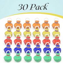 10/20/30 包随机手抛彩带，配彩色丝带，不会弄脏的五彩纸屑爆竹，魔术纸饼干，适用于庆祝生日、订婚、派对、婚礼送别派对礼物毕业