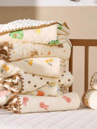 新生儿毛毯、轻质夏季幼儿被子、柔软 A 级儿童珊瑚绒地毯