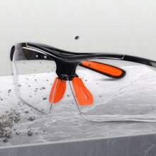 Safety Goggles Cycling Windproof Vented HD Eye Glasses Work Lab Laboratory Motorcycle Safety Sandproof Protective Glass Goggle - Multicolor - View 7