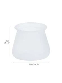 4入組矽膠防滑椅子腳套,簡約風矽膠家具墊適用於防止划痕和噪音