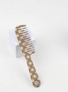 1pc Cute And Well Behaved Hair Comb, Long Comb, Fashionable Anti-Static Large Massage Comb - Multicolor - View 12