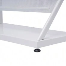 kangten 4-Tier Newspaper Display Rack Reception Pamphlet Storage Rack Magazine Organizer Literature Advertising Brochure Holder - White - View 9