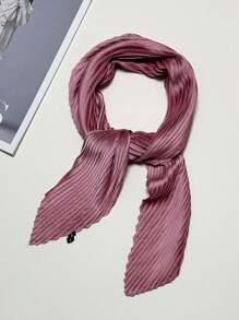 新款簡約純色方巾，70cm壓花絲巾，適用於女性，多功能、萬能，可作腰帶、髮帶、頸巾或時尚頸巾。巾帶，頭帶，髮箍，讓您的造型更加華麗。 - 多色 - 查看 41