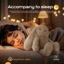 Conejito de peluche suave - Conejito de Pascua de peluche para niños, bebés y adultos, regalo para baby shower, comodidad a la hora de dormir y decoración del hogar