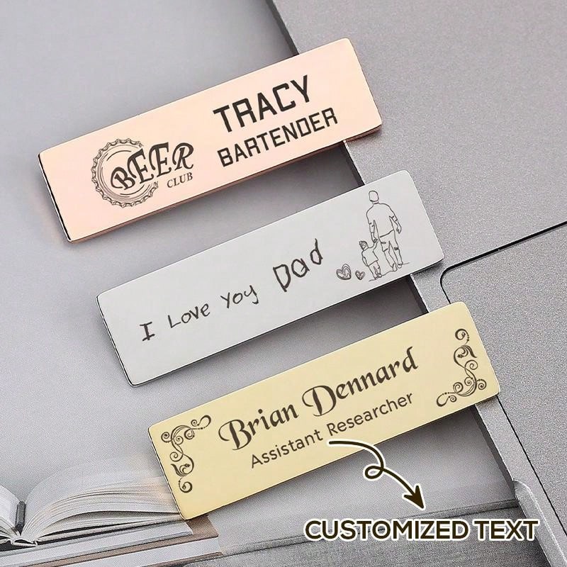 Personalized Name Tag Badges, Custom Identification Name Badges With ...