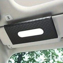 汽车纸巾盒车用遮阳板挂式收纳盒支架汽车内饰遮阳板挂式纸巾车内装饰配件 - 均碼 - 查看 5