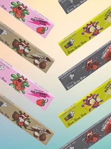 1pc 33pcs/Box Of Fruit Flavored Smoking Paper, Handmade Cigarette Paper, Aromatic Smoking Paper, Smoking Accessories, An Excellent Gift For Smokers