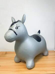 1 Piece 50*42*24cm Inflatable Jumping Animal With Music Sound. - Silver - View 1