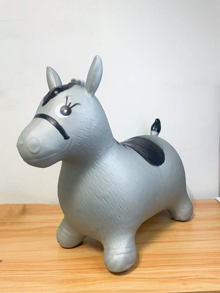 1 Piece 50*42*24cm Inflatable Jumping Animal With Music Sound. - Silver - View 1