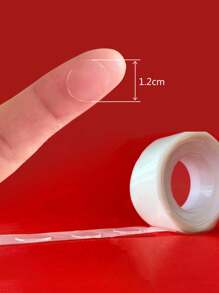 100 件（1 卷/1 张）/500 件（5 卷/5 张）双面胶海报透明胶点胶带，透明气球胶点，双面胶点透明可移除气球胶带胶水用于工艺 DIY 婚礼生日派对装饰