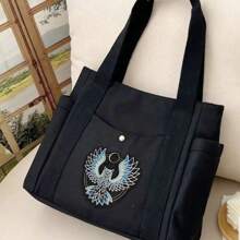 Glow-In-The-Dark Owl Embroidery Patch - Iron/Sew On Applique For Jackets, Backpacks, Jeans & T-Shirts - Color Mixing - View 4