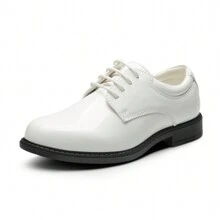 Boy's Classic Lace-Up Oxfords Shoes For Toddlers Little Kids  Youth And Adolescence - 懷特帕特 - 查看 6