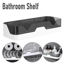 1/2PCS Bathroom Corner Shower Shelf Shampoo Holder Storage Rack Caddy Organiser Back To School - Black and White Storage Rack - View 10