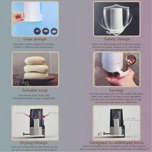 Soap Grinder For Bar Soap Wall-Mounted,No Drilling Waterproof Soap Container Cheese Grinder For Travel Kitchen Bathroom (One,White,No Soap,NO Desiccant) Home Bathroom Decor Summer Back To School