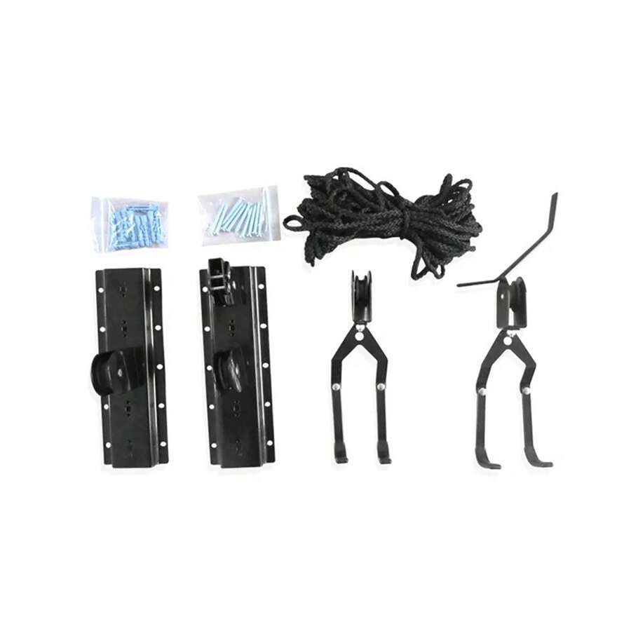 Supporto Per Biciclette A Soffitto Fischer - Portata 30kg, Altezza Fino A 4m, Sollevamento Meccanico - Foto 10