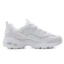 Skechers D'LITES系列系带运动鞋，女士休闲通勤鞋，跑步鞋 896180-WHT - 白色 - 查看 2