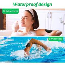 YOUSHARES Libre 3 Adhesive Patches - 7-14 Days Long Stay Fixation Monitor Protection, Waterproof Overpatch CGM Stickers For Libre 3, Easy To Use Pre-Cut Adhesive Tape - 20pcs Black - View 4