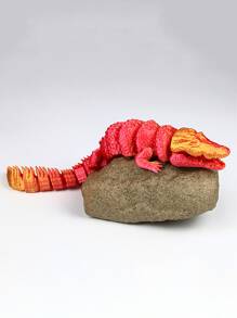 3D Printed Crocodile Model With Articulated Joints, Animal Model Collectible Toy, Home Decor Table Ornament, Room Decor - Multicolor - View 16