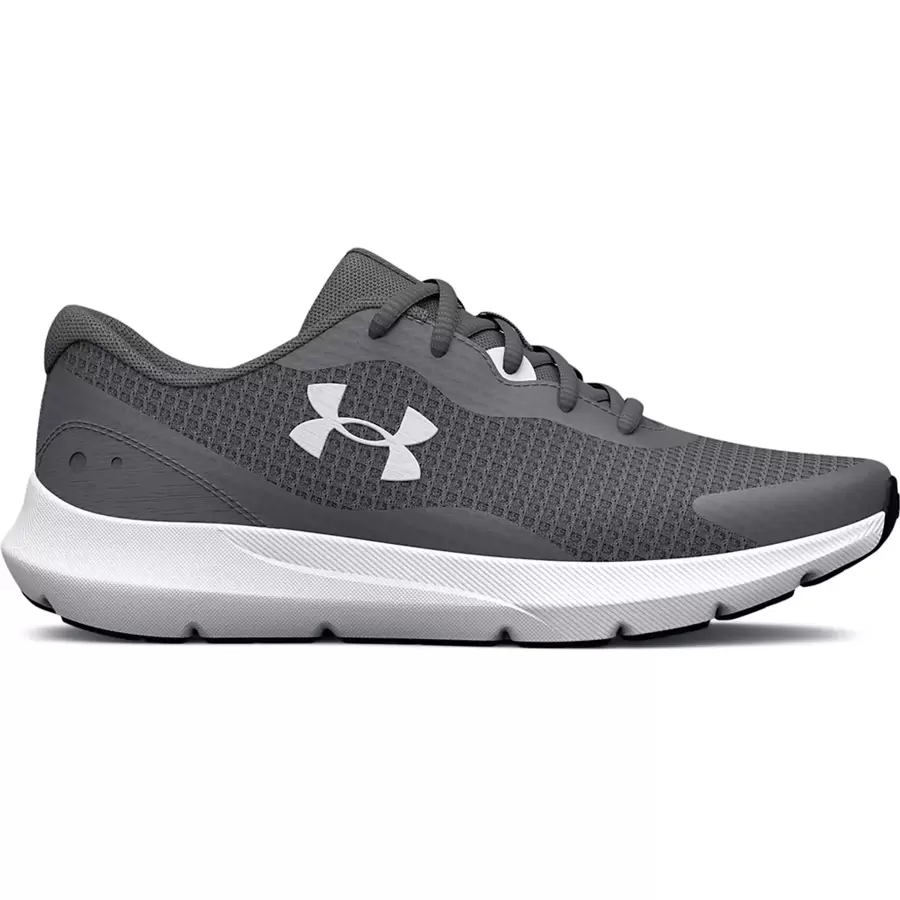 Under Armour UA W Surge 3-GRY - Gray/White/White - View 1