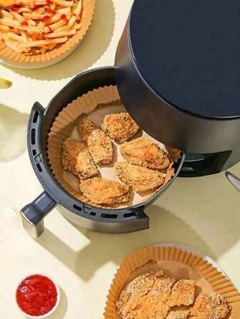 Air Fryer Baking Parchment Paper, Non-Stick Paper Suitable For Baking, Cooking, Grilling, Outdoor Activities, Air Fryer, Kitchen, Air Fryer Liner, Air Fryer Paper, Air Fryer Back To School