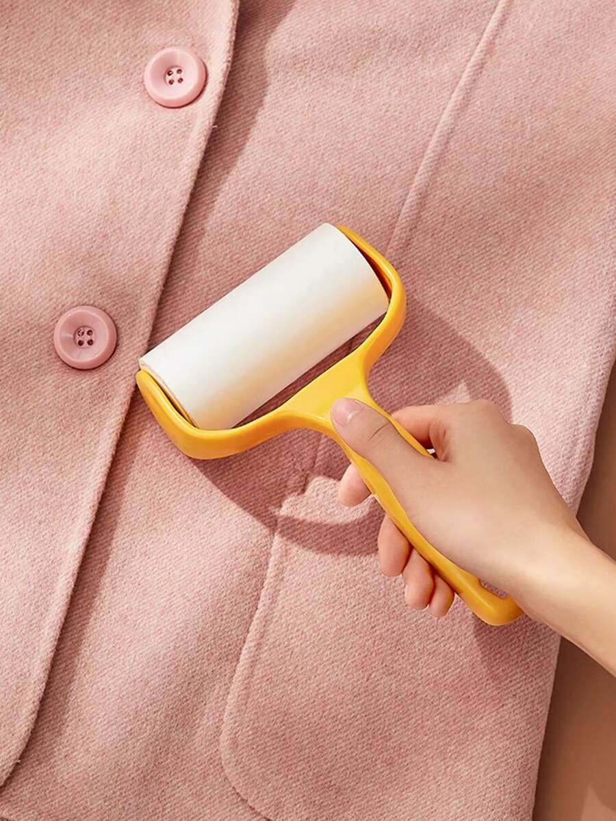 1/10 unidades Quitapelusas, Rodillo para limpieza de alfombras, Herramienta portátil para eliminar pelo de mascotas, Cepillo adhesivo reutilizable, Adecuado para ropa, muebles y pelo de mascotas, con mango de color aleatorio