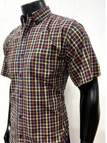 Camisa Manga Corta para Hombre de algodon y amplia - Multicolor - Ver 2