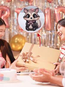 1 件创意眼镜收纳架，手工眼镜展示架，可爱动物设计眼镜收纳架，可拆卸桌面梳妆眼镜架，适用于家庭办公室、桌面