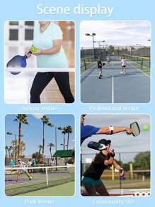 1pc Pickleball With 26 Holes For Indoor And Outdoor Match Training - Multicolor - View 5