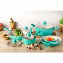 IMUSA IMU-30060SET 10-Piece Cookware Set - Complete Kitchen Essentials For Versatile Cooking - Default - View 3