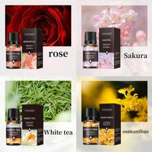 New 10ml Water-Soluble Aromatherapy Essential Oil For Home, Bedroom, Car, Air Freshener, Humidifier. Includes Over 10 Scents Such As Jasmine, Rose, Sandalwood, Lavender, Lemon And More.