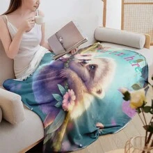 There Are Multiple Sizes To Choose From, One Independent Vacuum Package Featuring A Cute And Adorable Sloth Pattern, Paired With Flannel Blankets, Love, Custom Couples, Personal Art Or Custom Text And Names. It Is The Perfect Gift To Create A Festive Atmosphere And Style