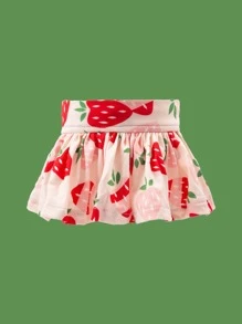 2 件套泳衣设计宠物夏季比基尼宠物服装 - 彩色 - 查看 4