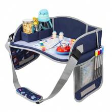 1pc Baby Portable Travel Car Drawing Board, Wipeable Kids' Drawing Board, Car Whiteboard Drawing Board Tray