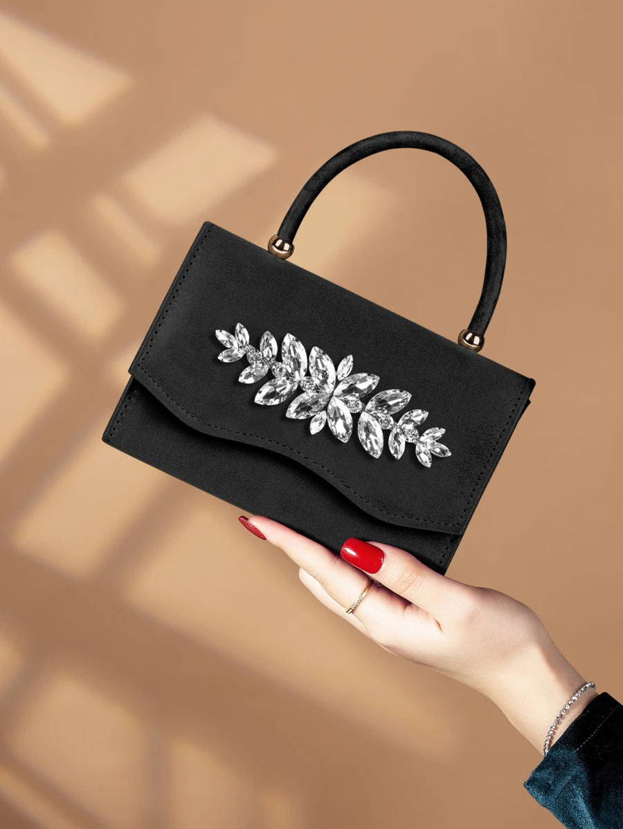 Sac de soirée en velours côtelé fascinant et élégant, sac parfait pour les banquets et les fêtes, luxueux et noble, convient pour assortir les robes de mariée et les robes de soirée, c'est le cadeau idéal pour les femmes pour la Saint-Valentin.