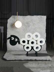 1 pezzo Portarotolo di carta igienica in stile nordico, in metallo e ferro, portasalviette di carta, portafazzoletti, decorazione per tavolo da cucina e sala da pranzo, accessori per la casa, scatola decorativa, regalo per donne, essenziale per viaggi estivi, feste e festività